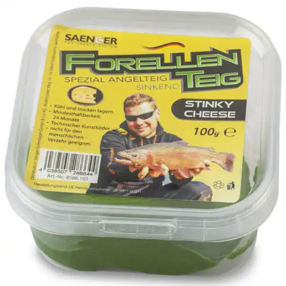 SAENGER - Těsto na pstruhy Stinky Cheese (páchnoucí sýr) Sleva