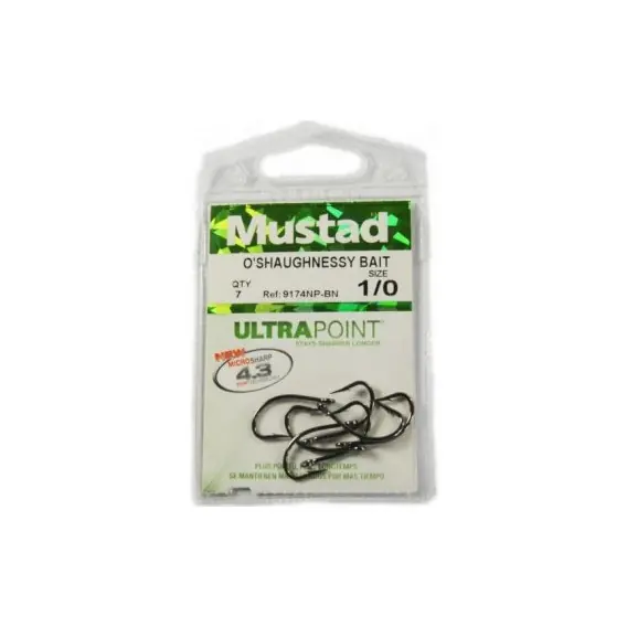 MUSTAD - Háčky O SHAUGNESSY BAIT vel. 2 10ks Ihned K Objednání