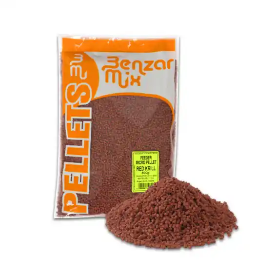 BENZAR MIX - Mikro pelety FEEDER 800g 3,5mm AMUR Horká Nabídka