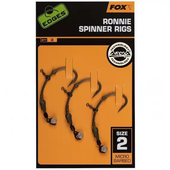 Originální FOX - Návazce RONNIE SPINNER RIGS vel.2