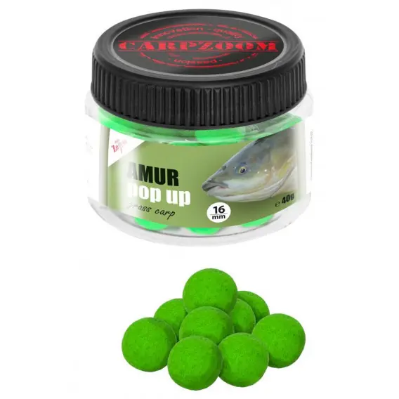 Přímo Od Výrobce Carp Zoom Amur - Grass Carp Pop Ups Boilies 16mm/40g