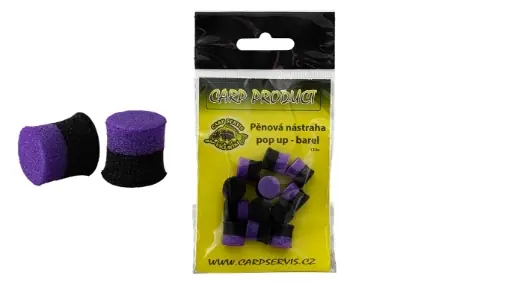 Víkendová Akce CSV Appât Mousse Barel - 8 mm / Violet-Noir