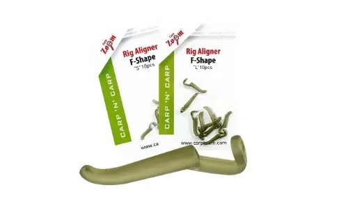 Vrácení Zdarma Carp Zoom Rig Aligner F-Form - 10 Stk. / Gr. S