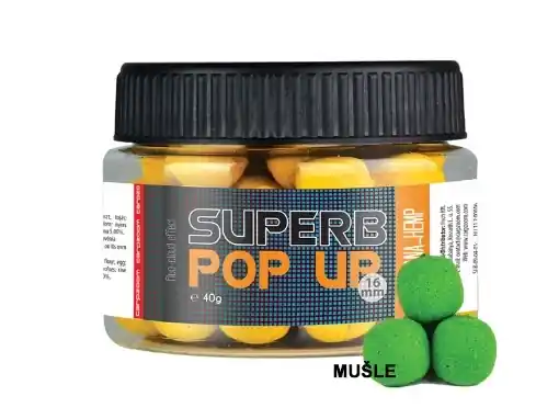Carp Zoom Superb Pop-Ups 40g 16mm Małża Aktuální