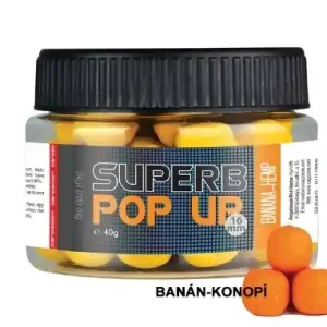 Carp Zoom Superb Pop-Ups 40g 16mm Banan-Konopie Akční Cena