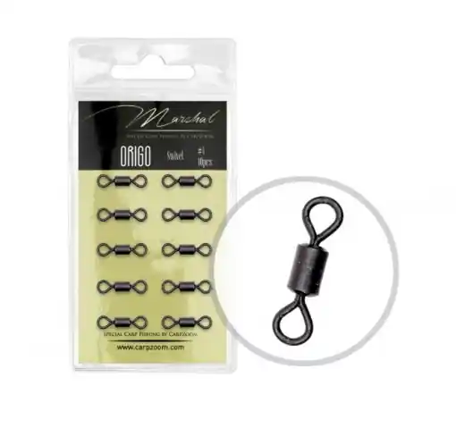Ověřený Carp Zoom Marshal Swivel - 10 pcs / Size 4