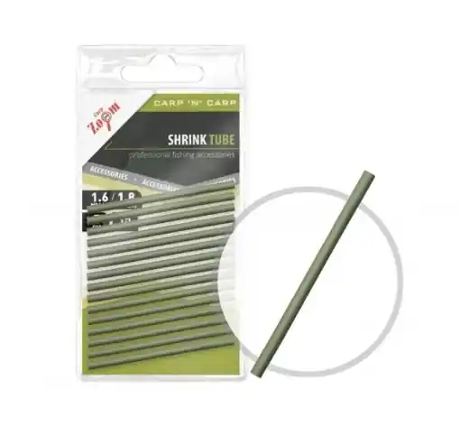 Carp Zoom Shrink Tube - 15pcs 2.4-2.6mm Green Nejprodávanější