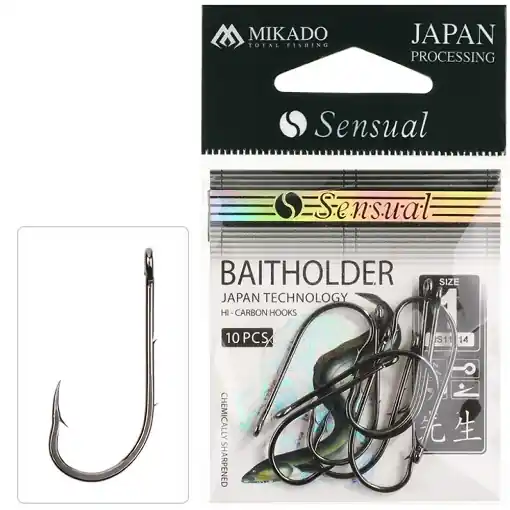 Mikado Sensual Baitholder Hooks 1/0 BN - 10pcs Akční Nabídka