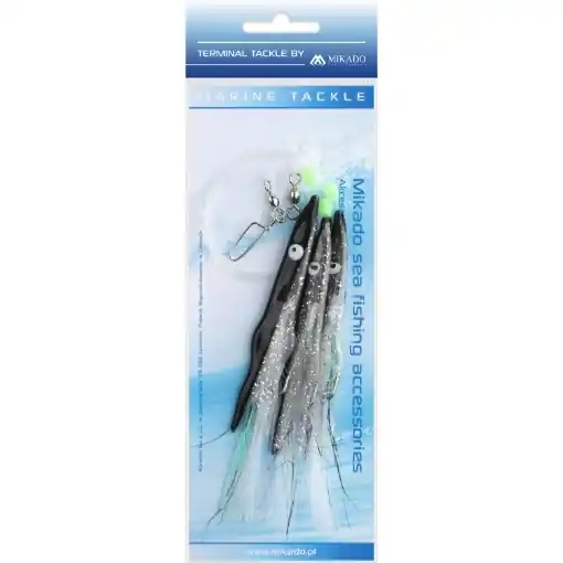 Mikado Sea Set - Belona Rig 12cm 3x1/0 Black White Vysoce Kvalitní