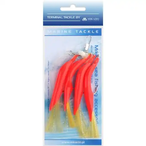 Mikado Sea Set - Hair Tube Rig 3/0 Červená Žlutá Nová Kolekce