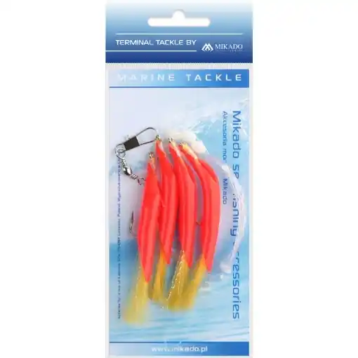 Mikado Sea Set - Hair Tube Rig 1/0 Červená Bílá Jen Po Omezenou Doba