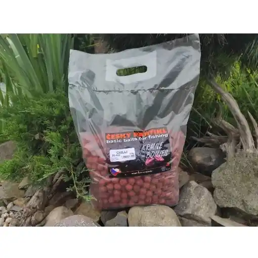 Odeslání Ihned Krmné Boilies 5kg 20mm - Chilli - Český Partikl