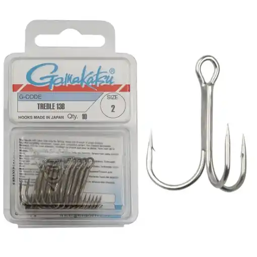 Gamakatsu 13N Treble Hooks 2/0 10ks Super Cena