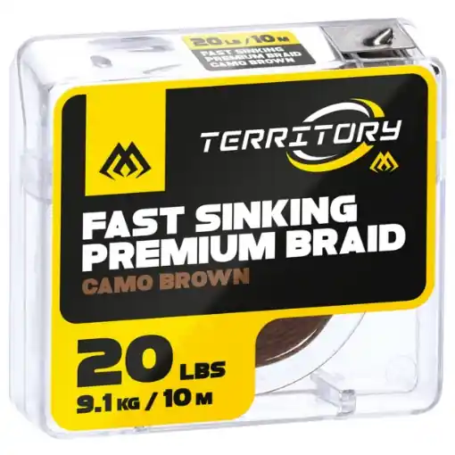 Mikado Territory Fast Sinking Braid 10m 20lb hnědá Kup Teď