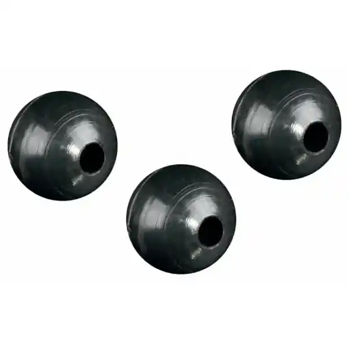 Výprodej Mikado Silikonové korálky měkké 6mm černé 25ks