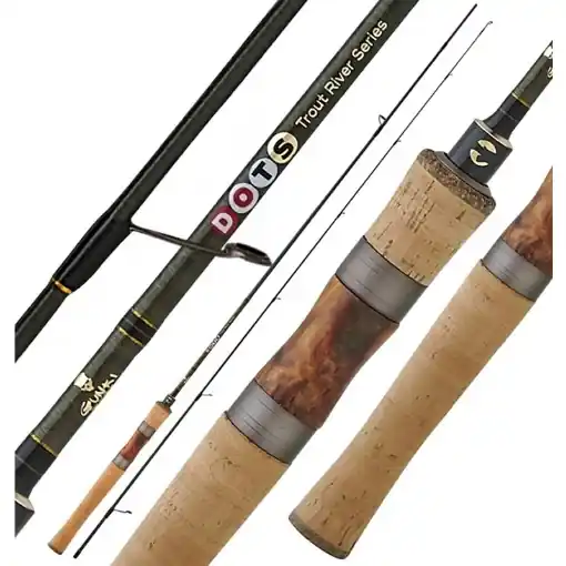 Gunki D.O.T.S Spin Trout River Rods Vysoce Kvalitní