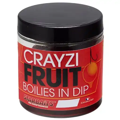 Sleva StarBaits Boilies In Dip Crayzi Fruit 150g 24mm