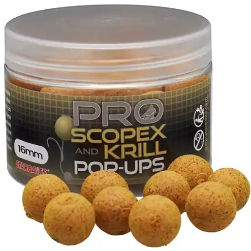 Aktuální StarBaits Probiotic POP UP Scopex Krill 50g 12mm
