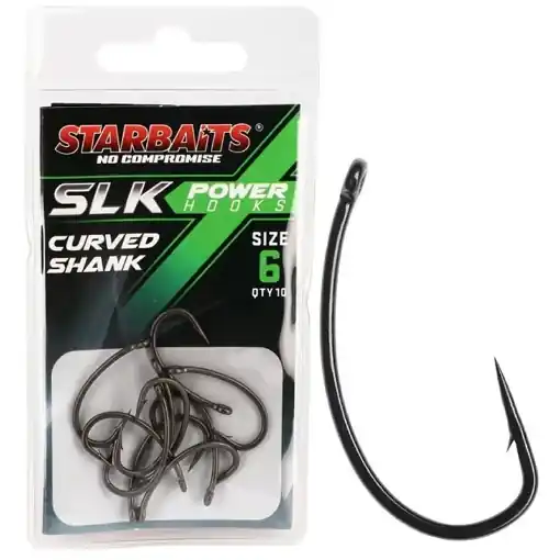 Jen Po Omezenou Doba StarBaits Power Hooks PTFE Coated Curved Shank