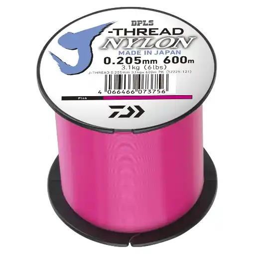 Dokud Zásoby Vydrží Daiwa J-THREAD Pink 600m 0.370mm 10.1kg