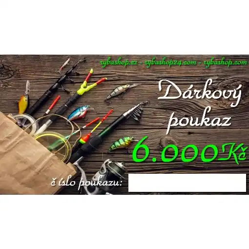 Geschenkgutschein 6000 CZK Sezónní Sleva