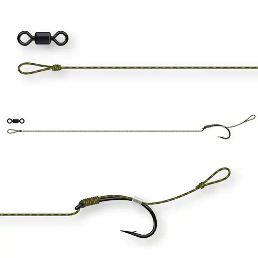 DAM Tactix Anti-Snag Rig 8 16cm 25lb 2Stk. Novinka
