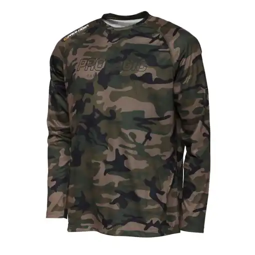 Tričko Prologic Camo Long Sleeve T-Shirt XXL Expresní Doručení