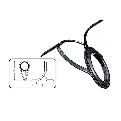 Vázací očko SiC Zirconia Double Leg LS 30 Horká Nabídka