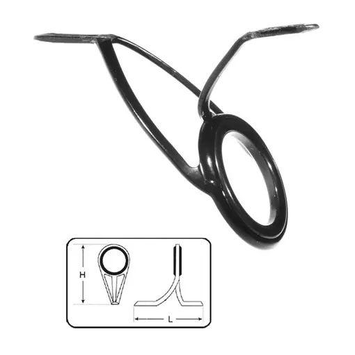 Pouze Dnes Vázací očko KW SiC Zirconia Double Leg LS 40