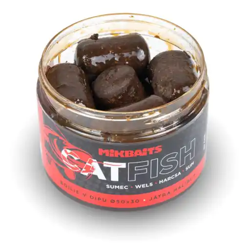 Catfish Boilie in dip Injured Eel 500ml 50x30mm Poslední Šance