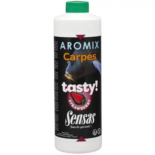 Sensas Aromix Carp Tasty Strawberry 500ml (Erdbeere) Aktuální