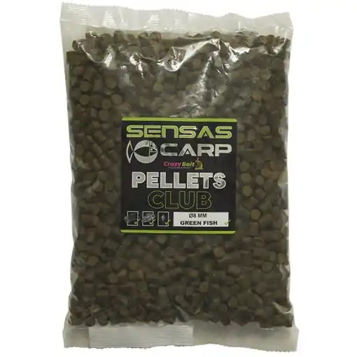 Sensas Green Fish Club Pellets 10kg 8mm Ověřený