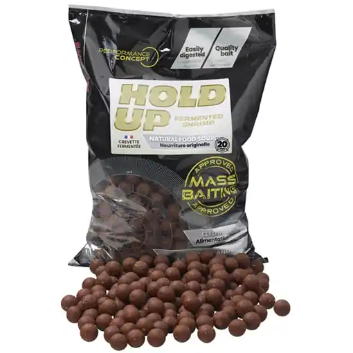 Výhodná Nabídka Starbaits Mass Baiting Boilie Hold Up Fermented Shrimp 3kg 20mm