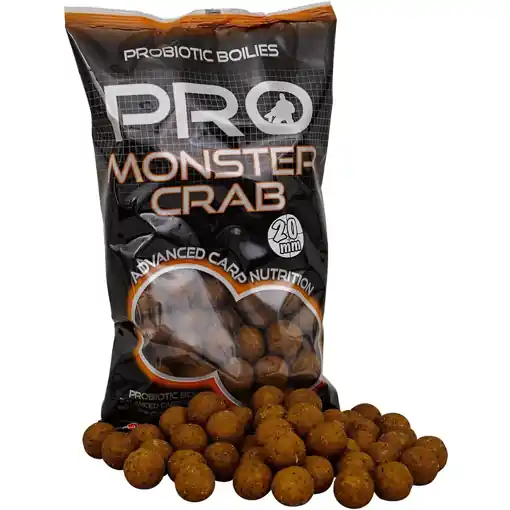 Finální Výprodej Starbaits Probiotic Boilie Monster Crab 800g 24mm