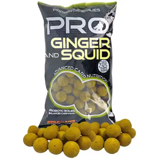 Pouze Dnes Starbaits Probiotic Boilie Ginger Squid 800g 20mm