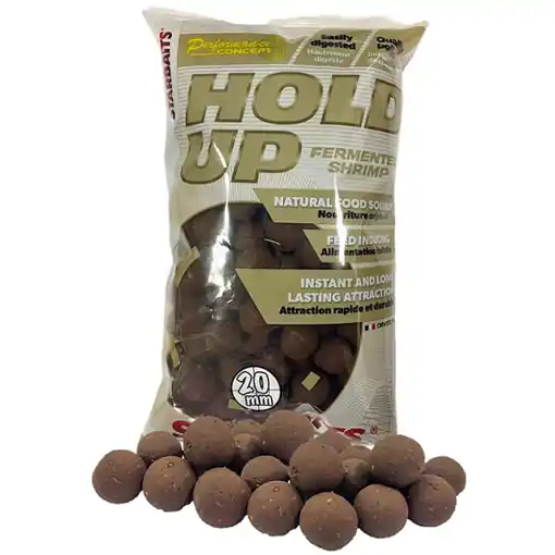 Starbaits Boilie Hold Up Fermented Shrimp 800g 24mm Zlevněný