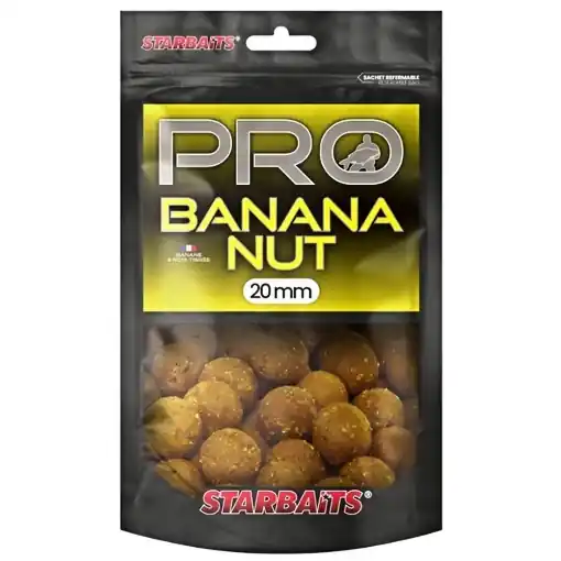 Přímo Od Výrobce Starbaits Probiotic Boilie Banana Nut 200g 20mm