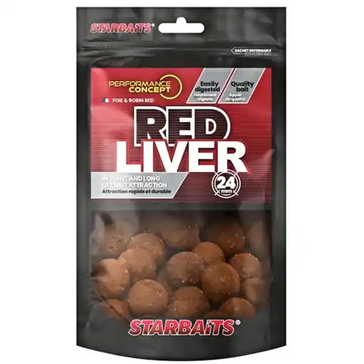 Starbaits Concept Boilie Red Liver 200g 24mm Nízká Cena
