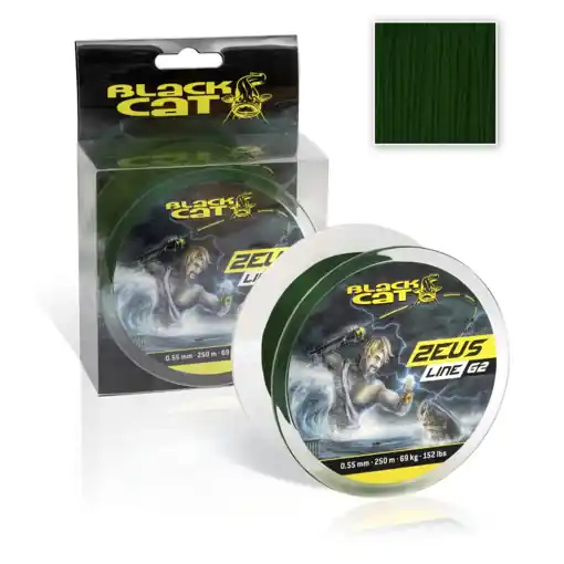 Black Cat Zeus Line G2 Green 250m 0.38mm 37kg Nejprodávanější