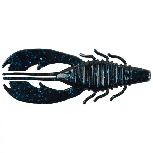 Novinka Berkley PowerBait Craw Fatty 8cm Black Blue Fleck