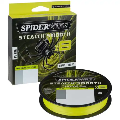 SpiderWire Stealth Smooth 8 Hi-Vis Yellow 150m 0.06mm Koupit Online