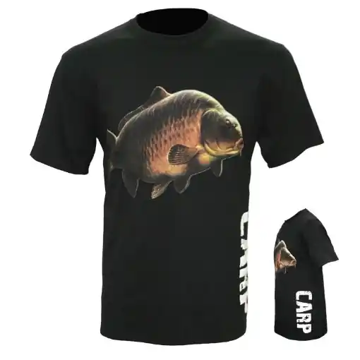 Vysoce Kvalitní Tričko Zfish Carp T-Shirt Black