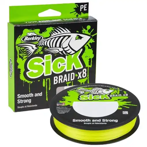 Akční Cena Berkley Sick Braid x8 Flame Green 150m