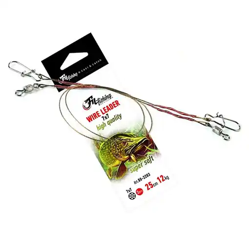 Lanko FilFishing Wire Leader Super Soft 25cm 15kg Poslední Šance