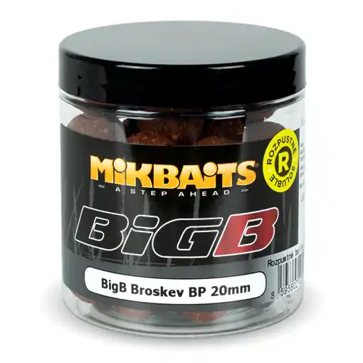 BigB Soluble Boilie 250ml Brzoskwinia & Czarny Pieprz 20mm Značkový