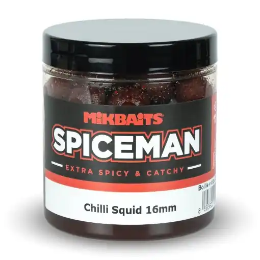 Must-Have Mikbaits Spiceman Boilie v dipu Chilli Squid 16mm 250ml