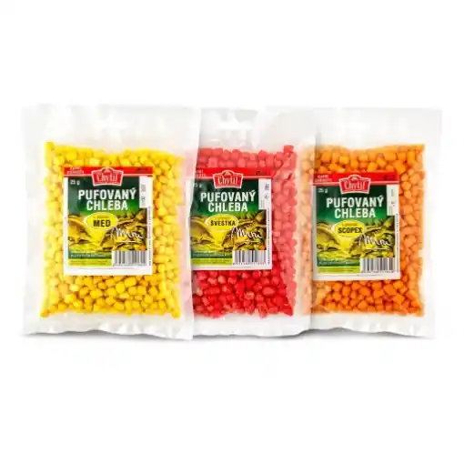 Originální Pufovaný chleba Mini Chytil 25g Krill