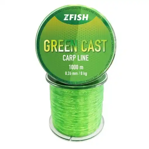 Zfish Green Cast Carp Line 1000m 0.28mm 9.5kg Horká Nabídka