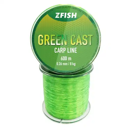 Tovární Cena Zfish Green Cast Carp Line 600m 0.34mm 14.0kg