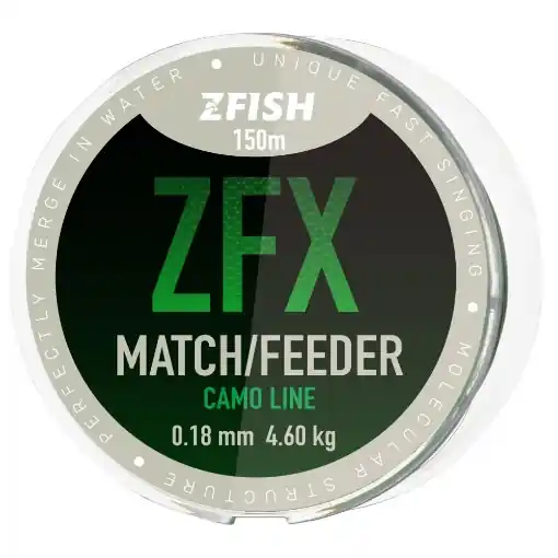 Zfish ZFX Match/Feeder CamoLine 150m 0.18mm 4.6kg Top Prodej